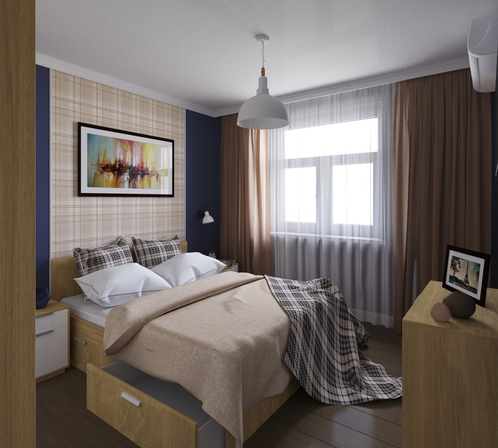 Проект однокомнатной квартиры 42м.кв