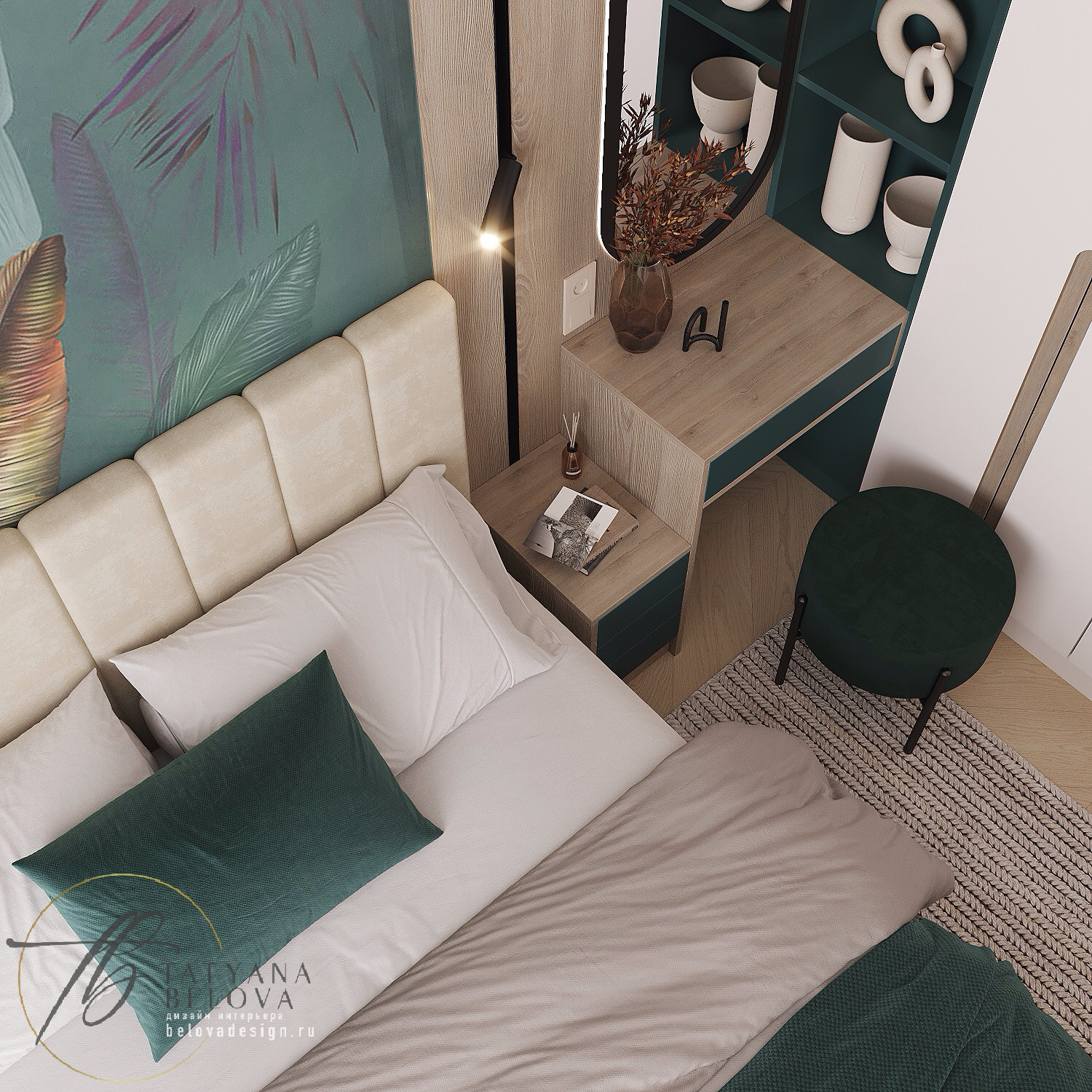 Современный стиль с элементами лофта, 80 м2