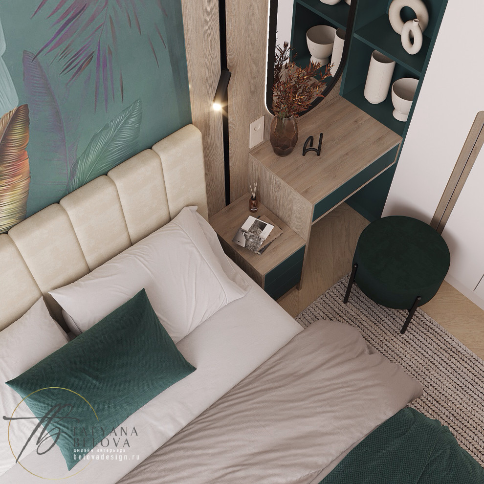 Современный стиль с элементами лофта, 80 м2