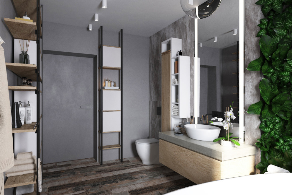 Интерьер первого этажа частного дома