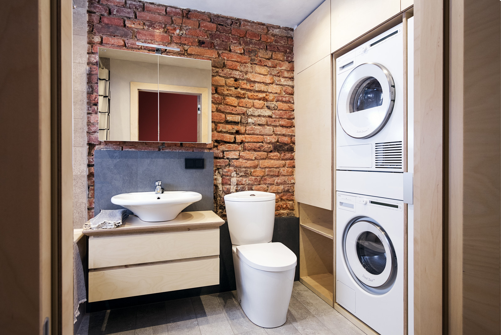 Мебель из фанеры для ванных комнат