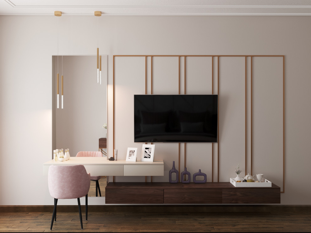 ТВ зона, туалетный столик.