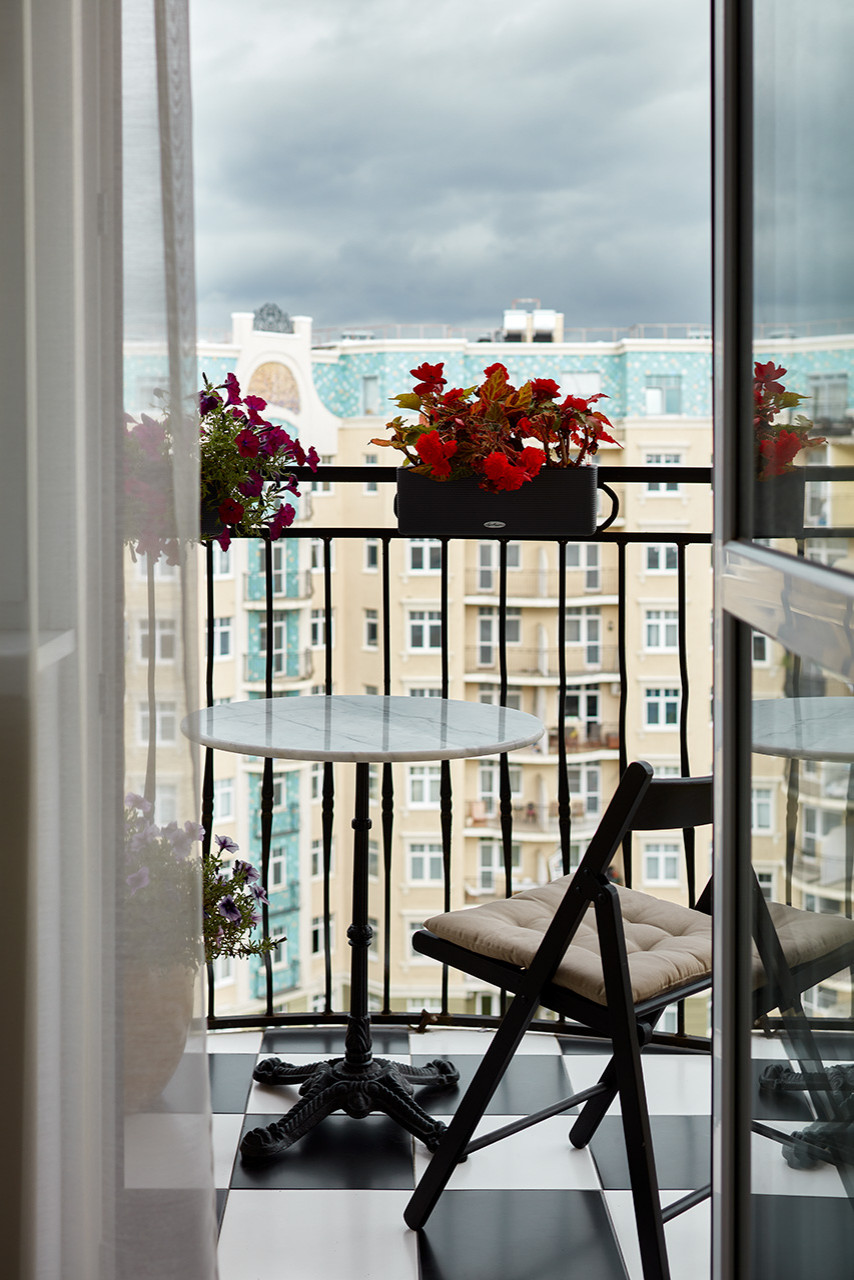 Квартира с камином.