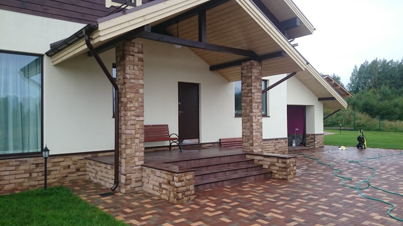 Комбинированный дом в Коробицыно