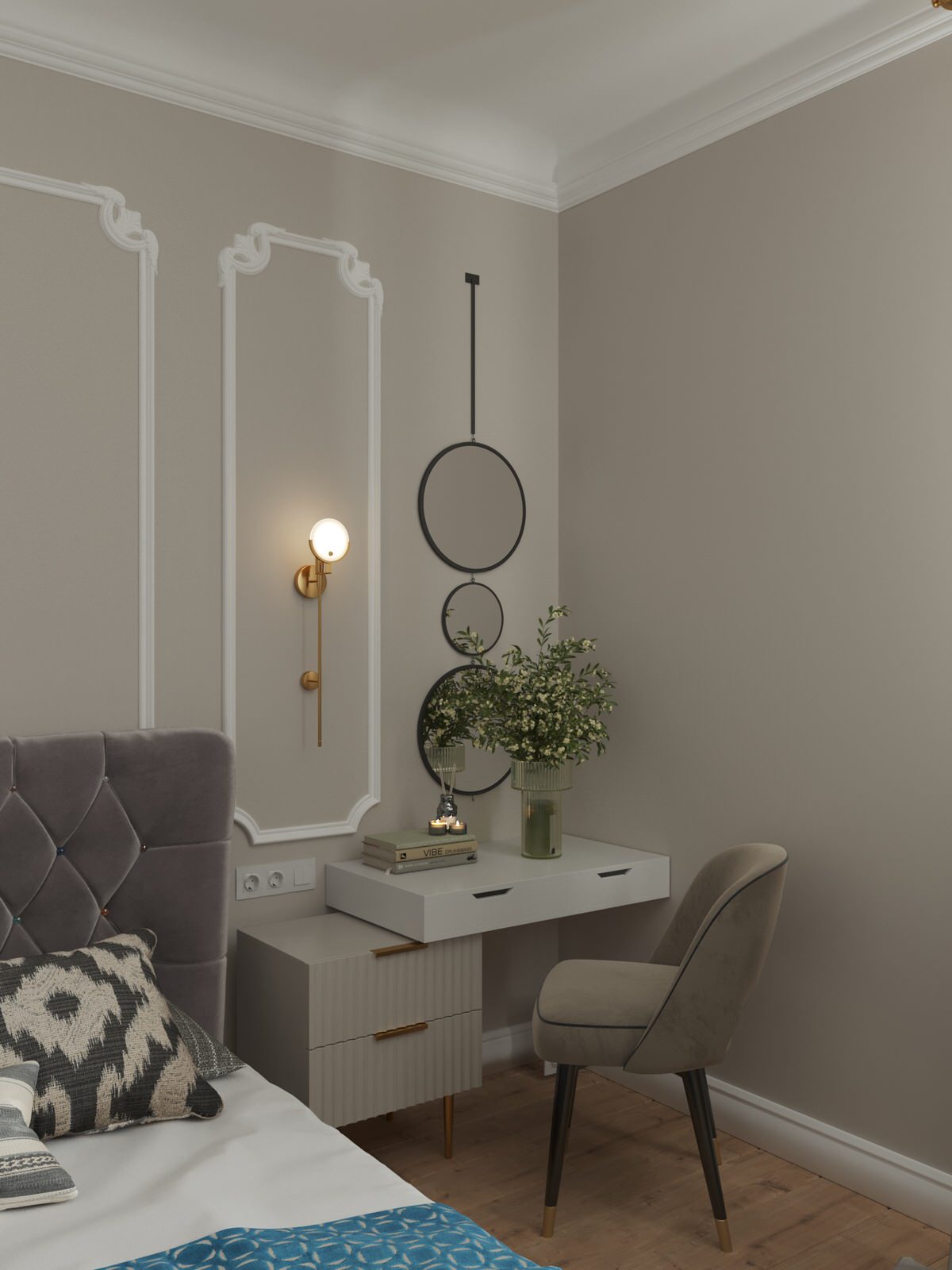 Комната в стиле неоклассика