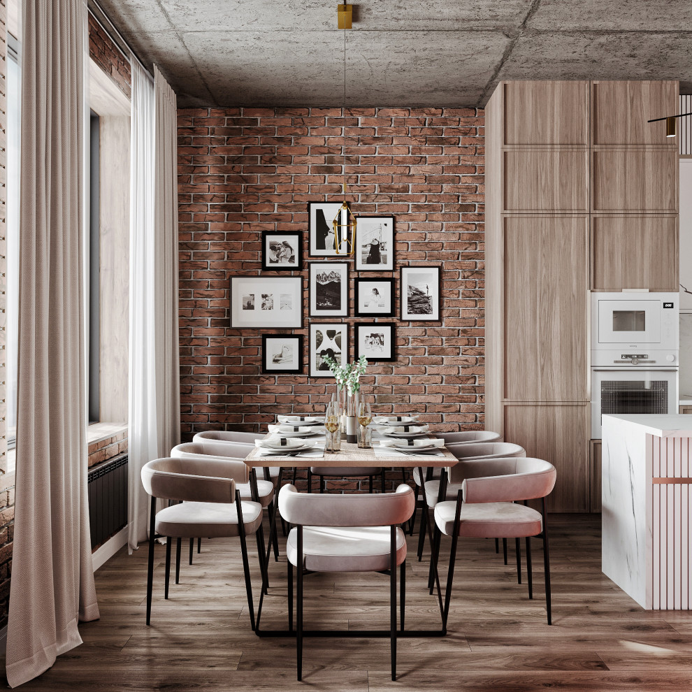 Дизайн квартиры в стиле лофт с элементами неоклассики