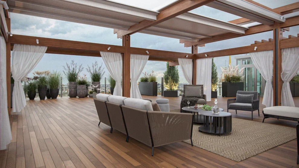 Терраса на крыше