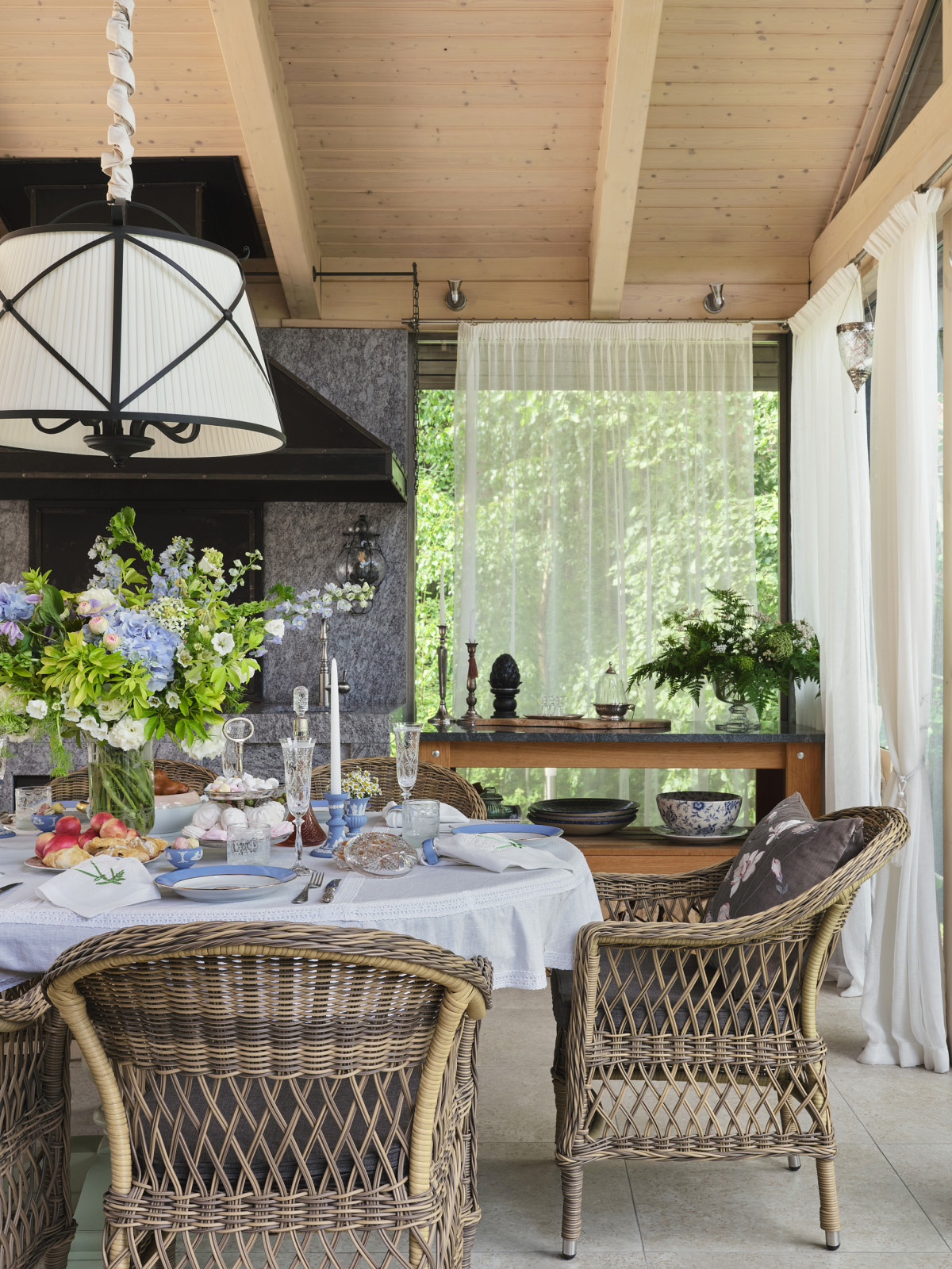 Сервировка «Чаепитие в русском стиле»