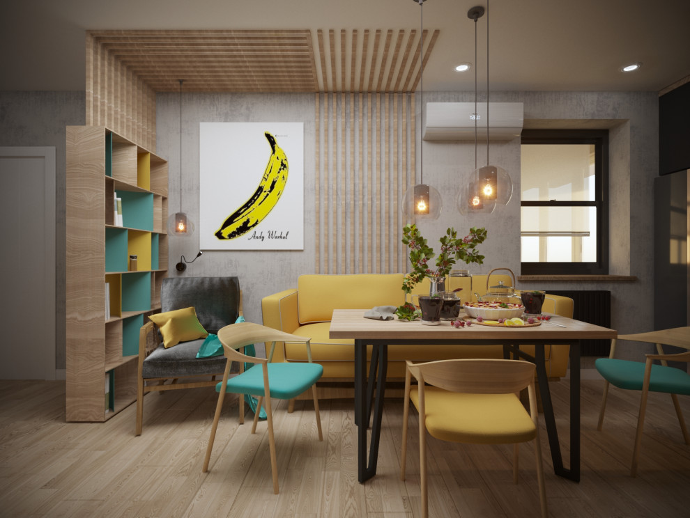 Современный проект квартиры для молодой семьи!