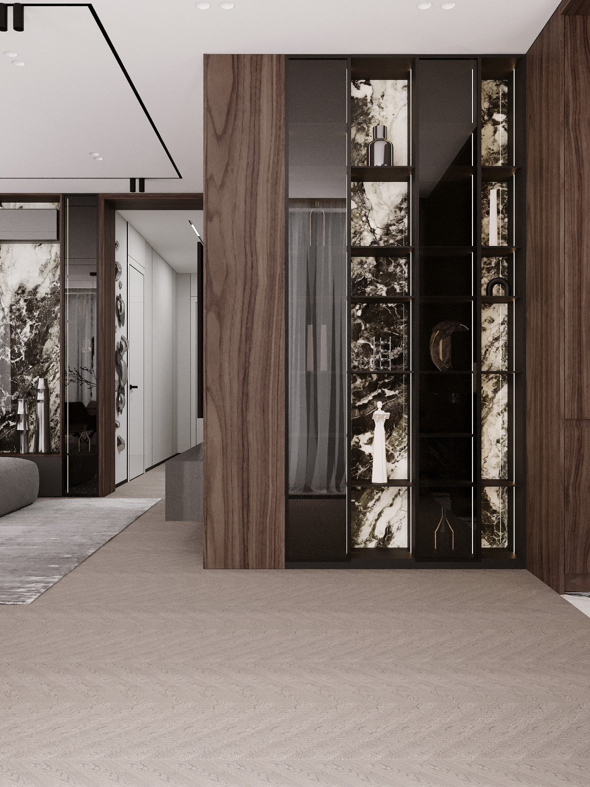 Интерьер в ЖК "Западный порт"