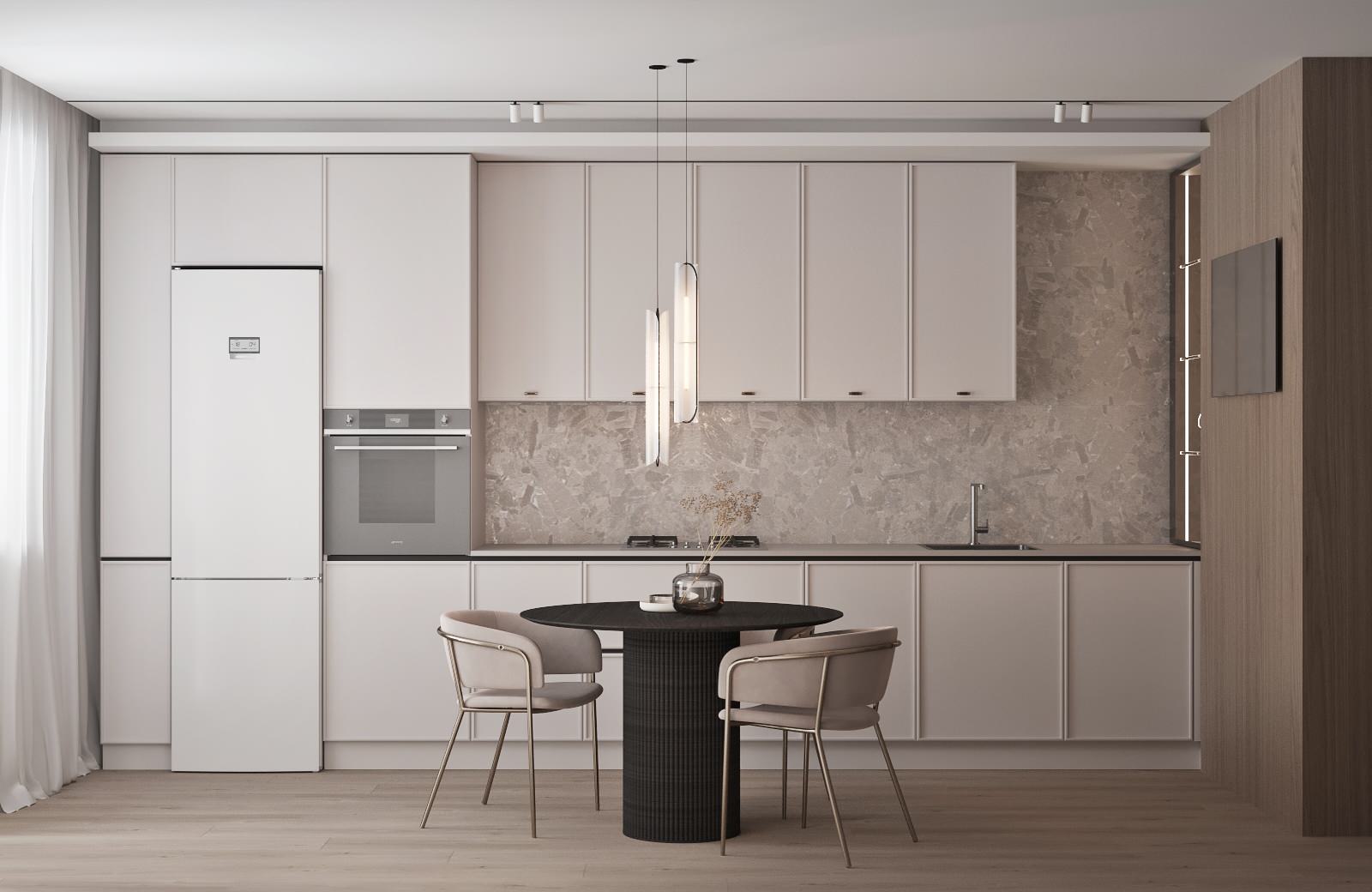 Обложка проекта: ЖК на Рождественской, 88 м2