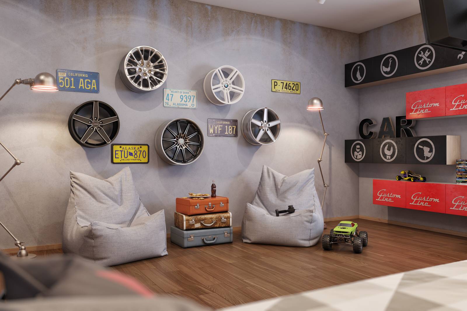 Дом для семьи стремя детьми (780 кв м)