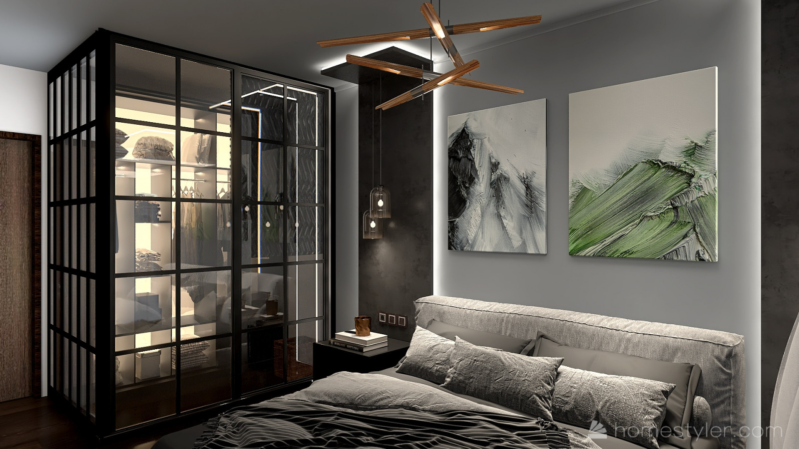 Квартира в стиле Loft, для брутального мужчины