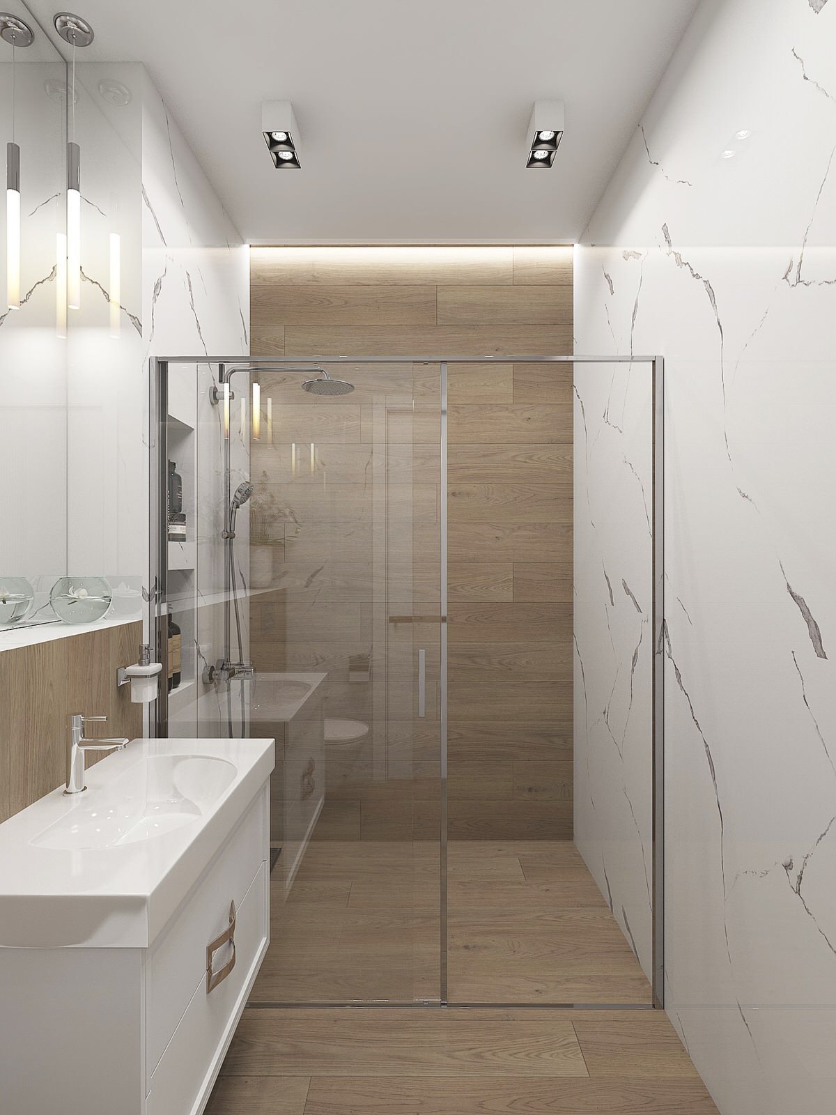 Проект в коттеджном посёлке Каменки