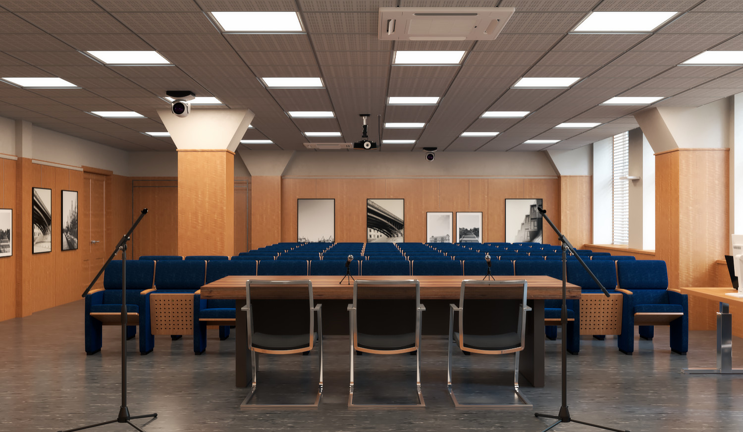 Конференц-зал в научном учреждении