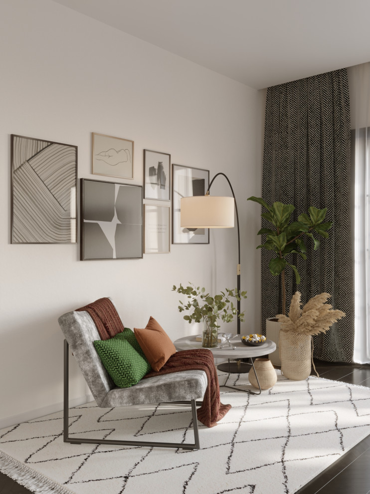 Обложка проекта: Фрагмент гостиной комнаты