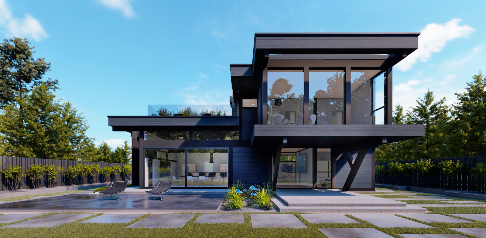 Обложка проекта: Дом Альпенхаус: фахверк в современном стиле