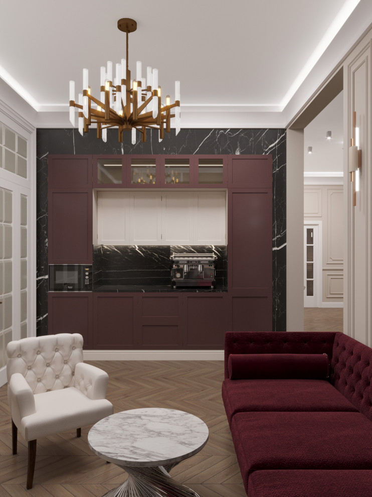 Дизайн офиса, в котором задействованы различные стили