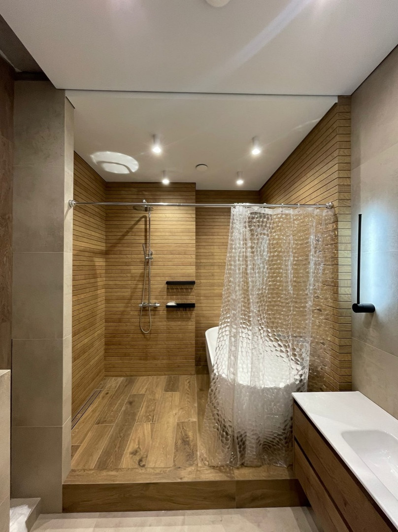 Теневые и парящие потолки в ЖК Кларус парк