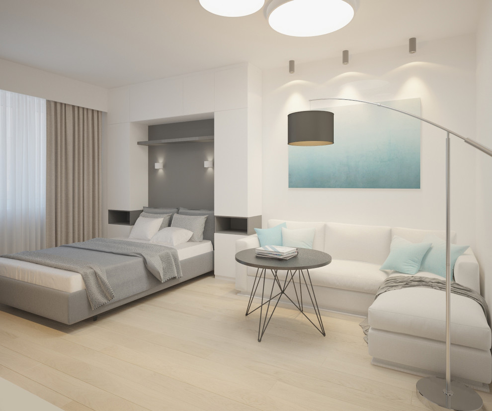 Современный минимализм в маленькой квартире