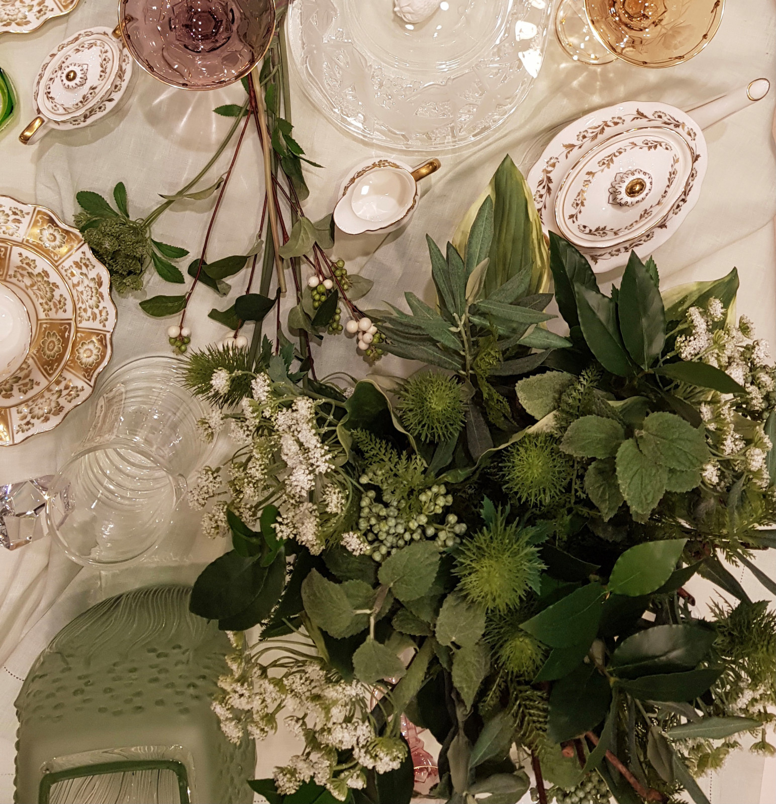 The table setting. Сlassic