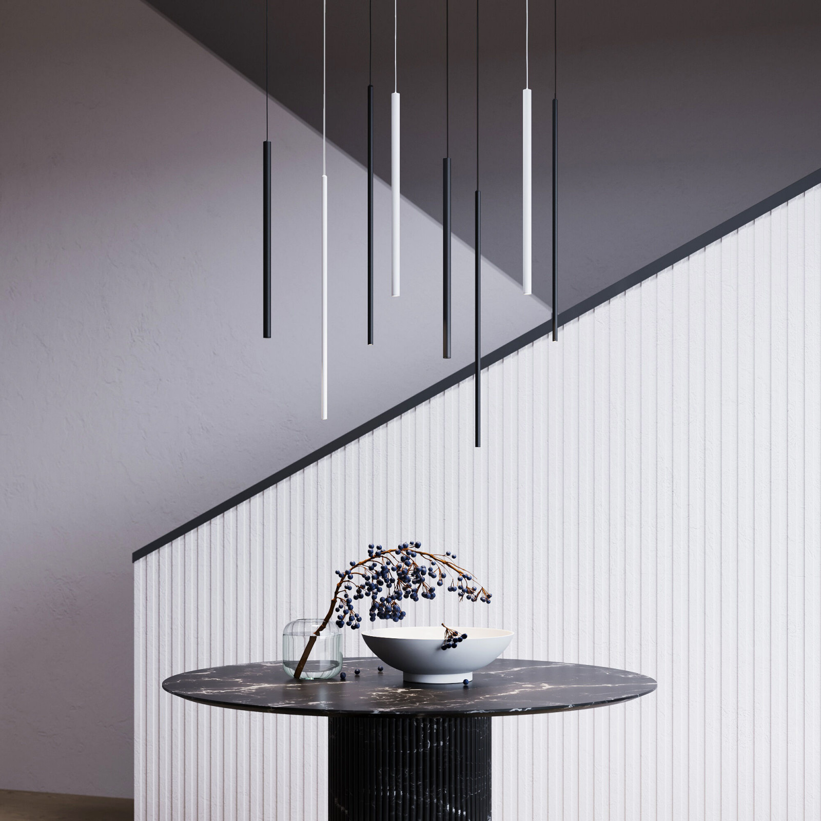 Подвесной светодиодный светильник Flinn 3W 4000К черный