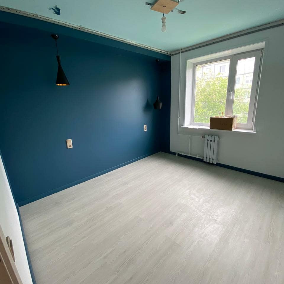 Обложка проекта: дизайн одной комнаты