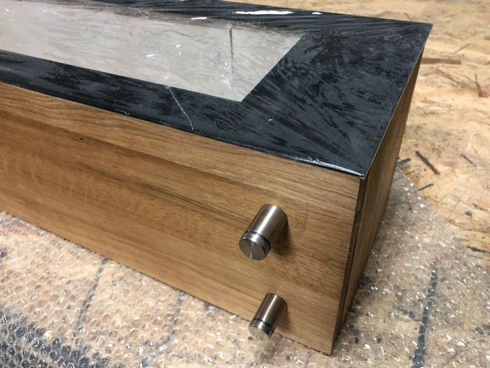 Проект напольного биокамина Oak Glass