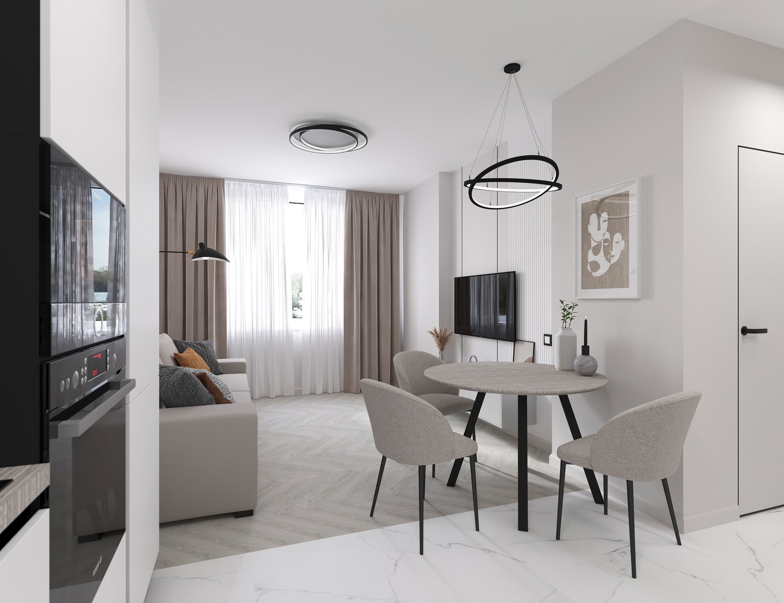 Однокомнатная квартира