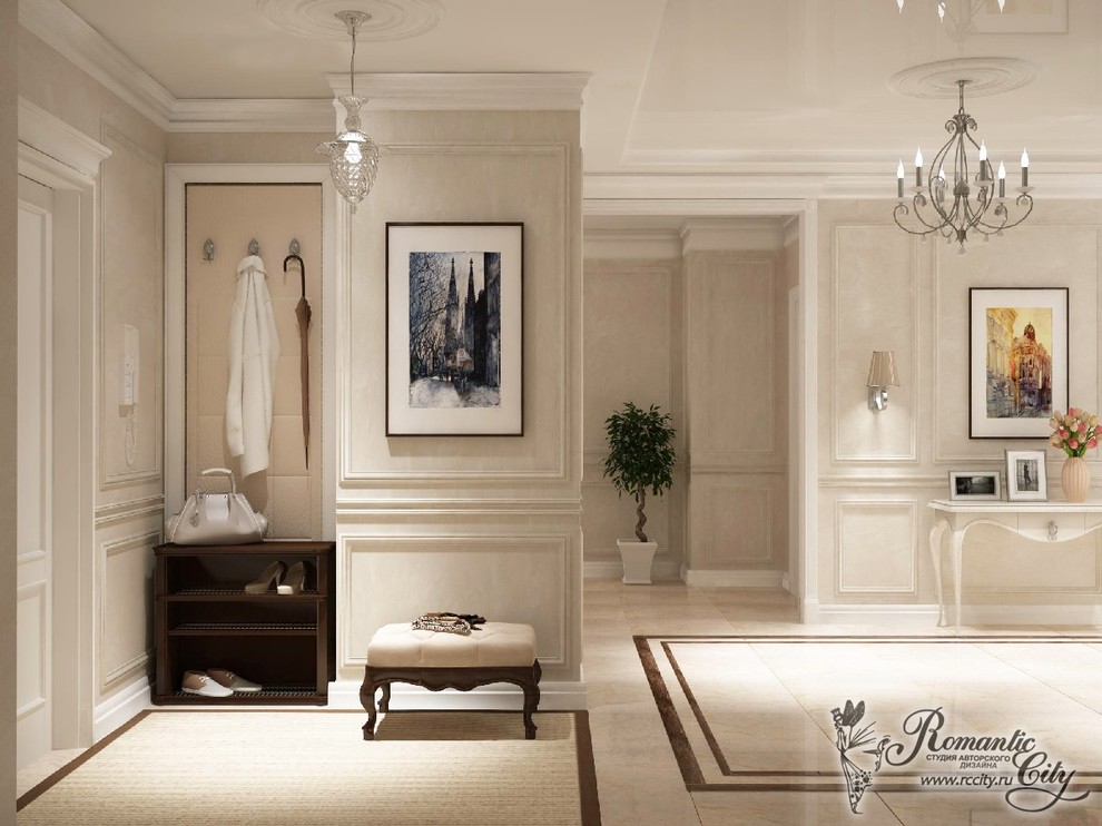 Дизайн трехкомнатной квартиры в светлых тонах