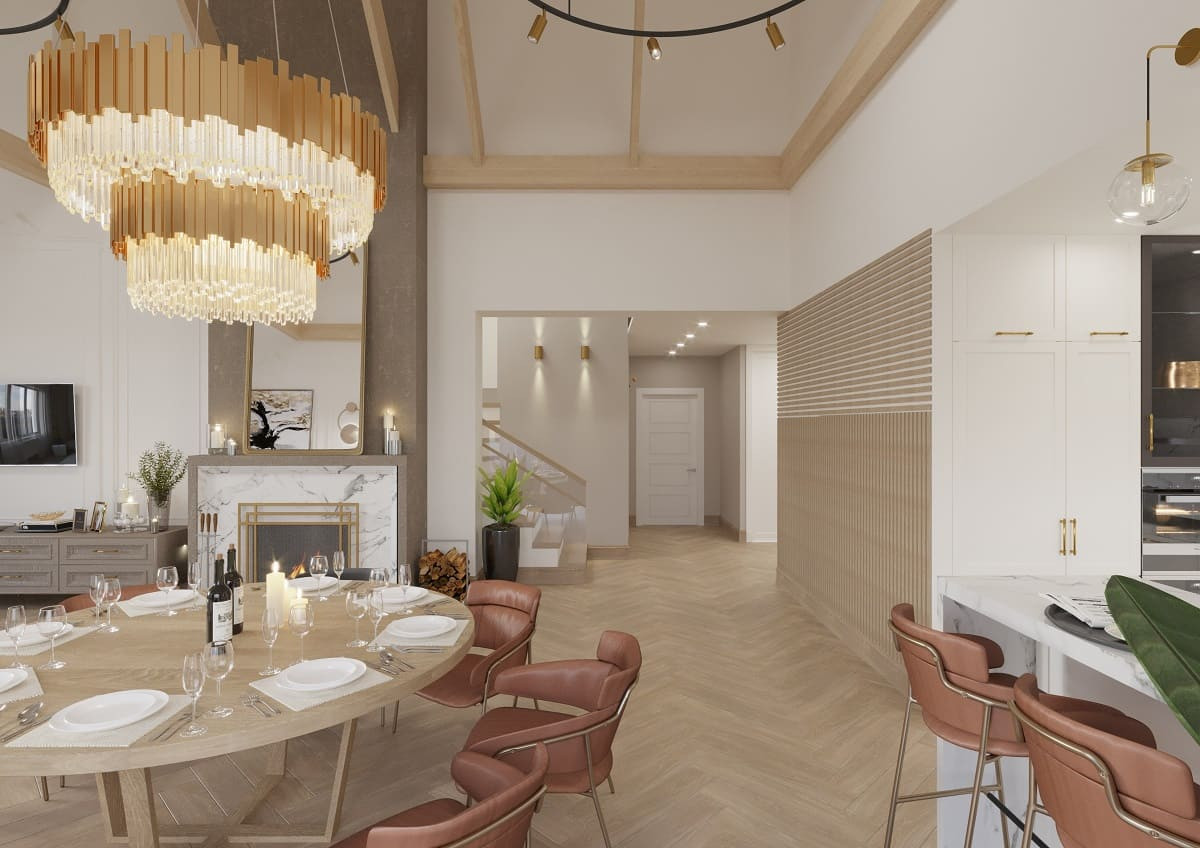 Загородный дом для молодой семьи с ребенком