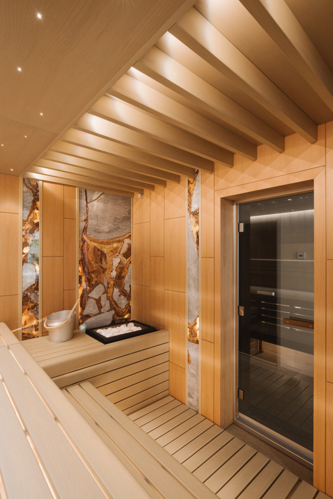 Сауна из панелей.