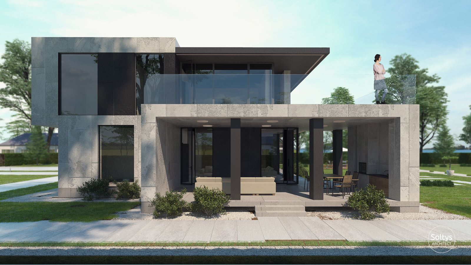 Крытая терраса