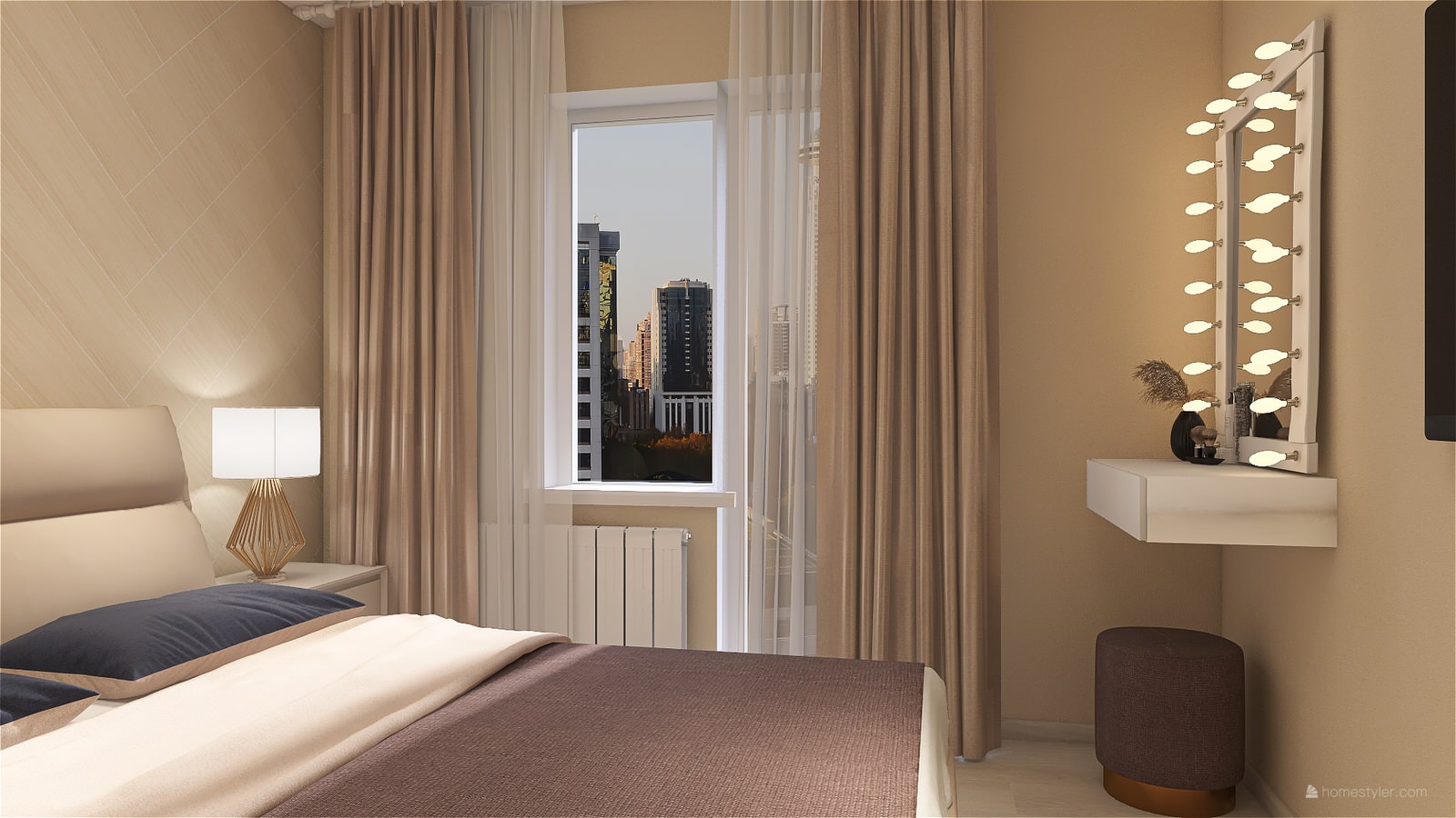 Трехкомнатная квартира в панельном доме