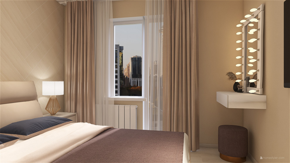 Трехкомнатная квартира в панельном доме