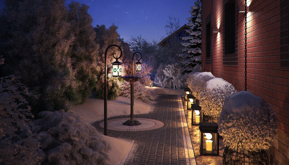 Проект благоустройства участка п.Зубарево. ЗИМА.