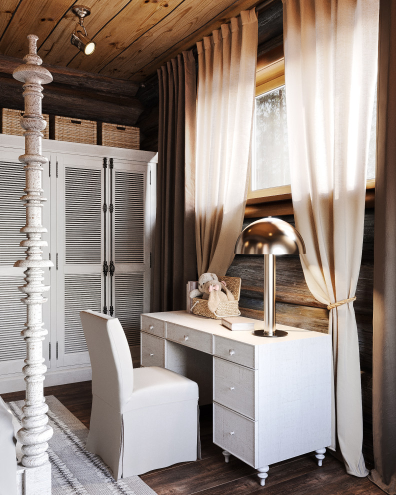 Дом из кело. Спальня старшей девочки