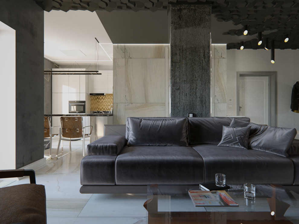 Гостиная и кухня