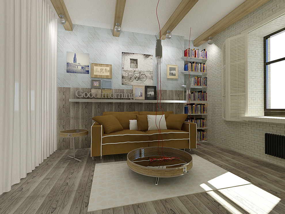 Лофт с лестницей – кинозалом