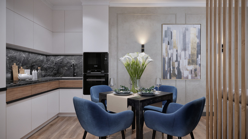 Кухня-гостиная в современном стиле