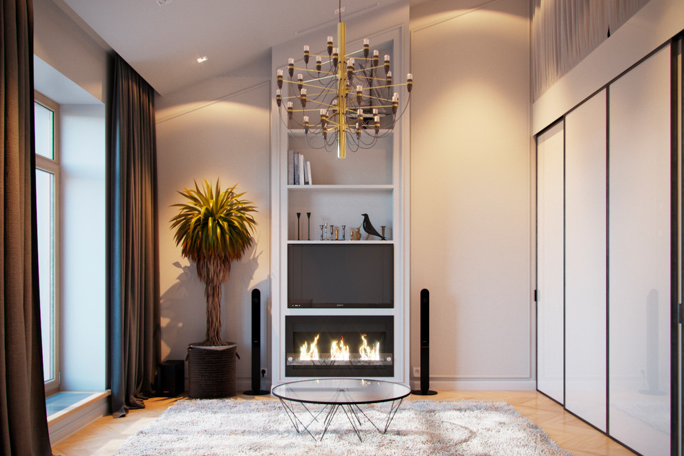 Проект интерьера мансарды «Green Green Mountain » Москва, Баррикадная