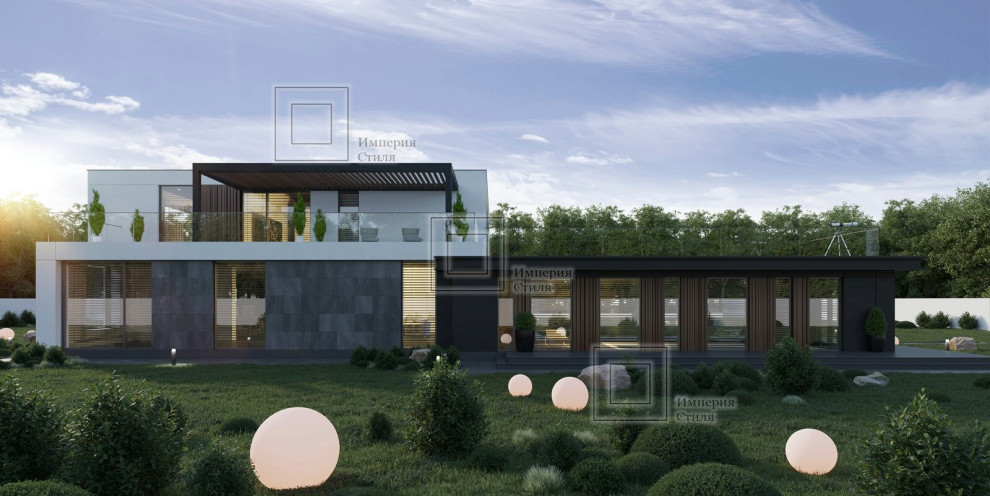 Проект дома с эксплуатируемой крышей