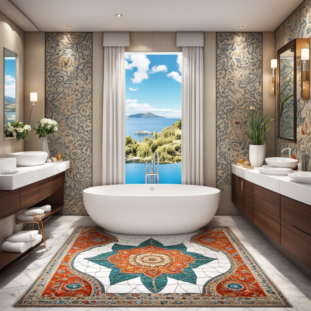 Ванная комната созданная ИИ