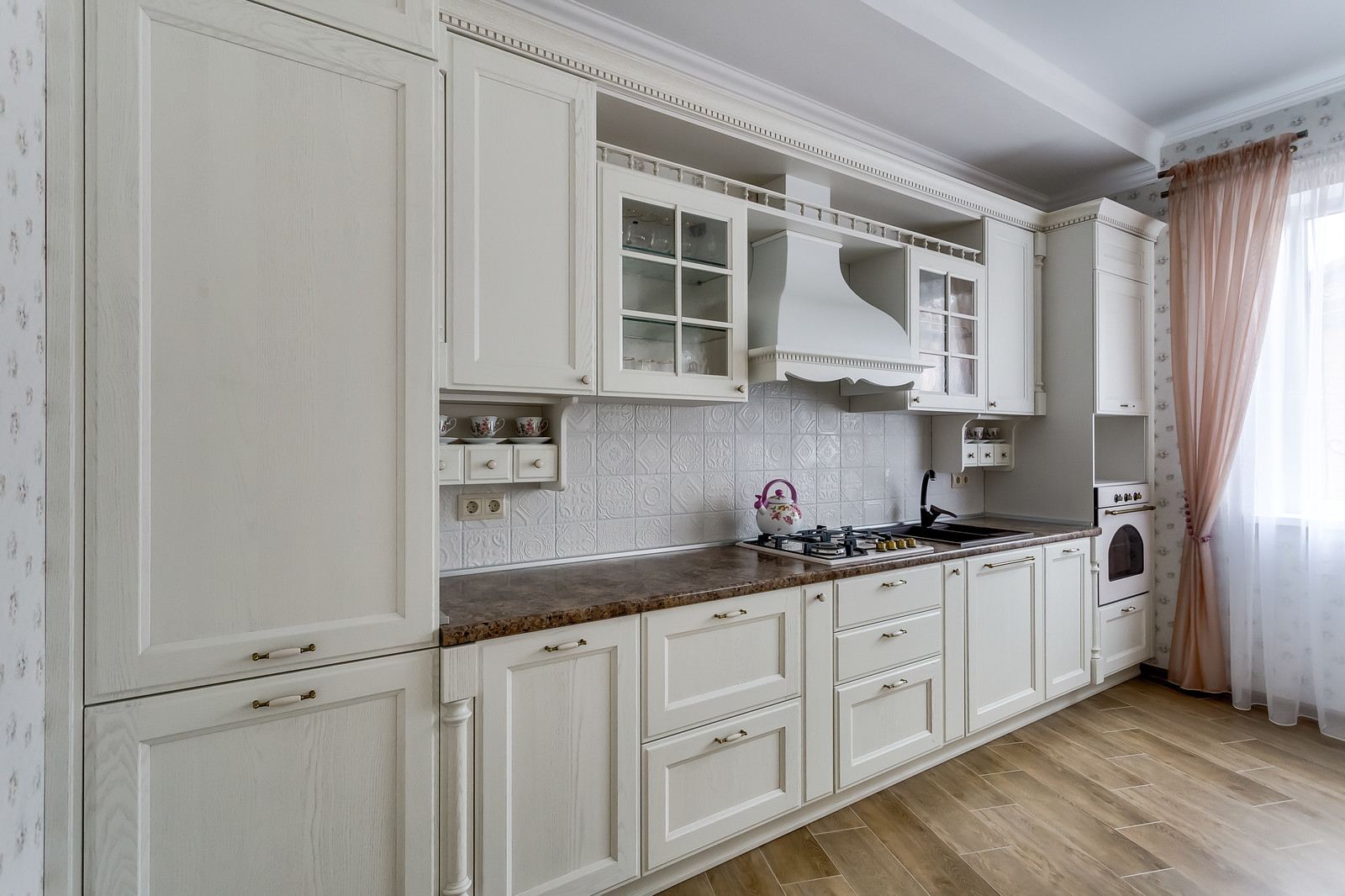 Кухня с фасадами Милан Бьянко