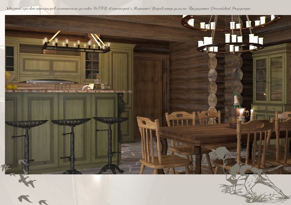 Hunting Lodge of the Park Ensemble "Maryino" of Prince Bariatinsky / Охотничий