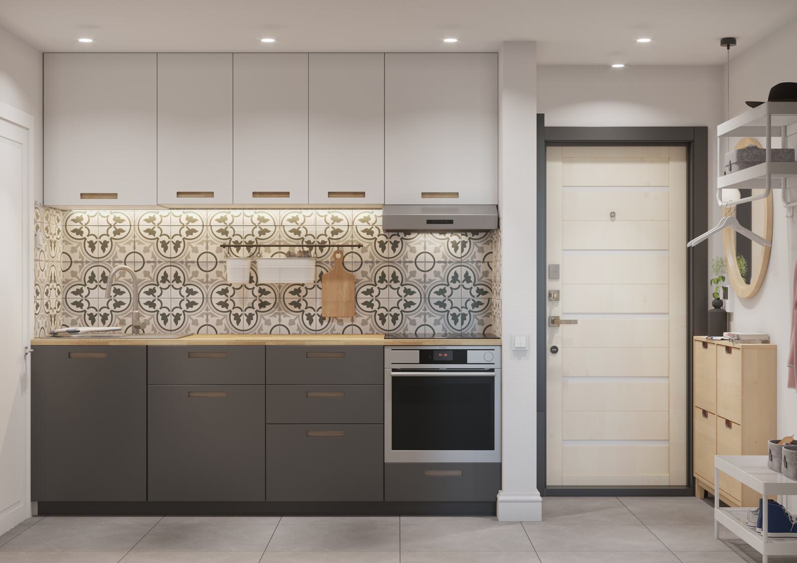 Хрущёвка Скандинавский стиль