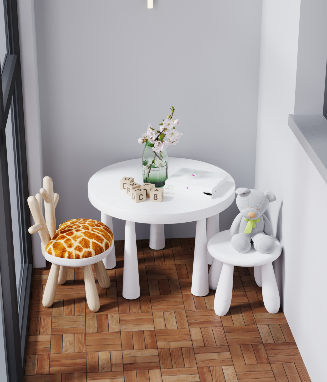 Квартира в серых тонах