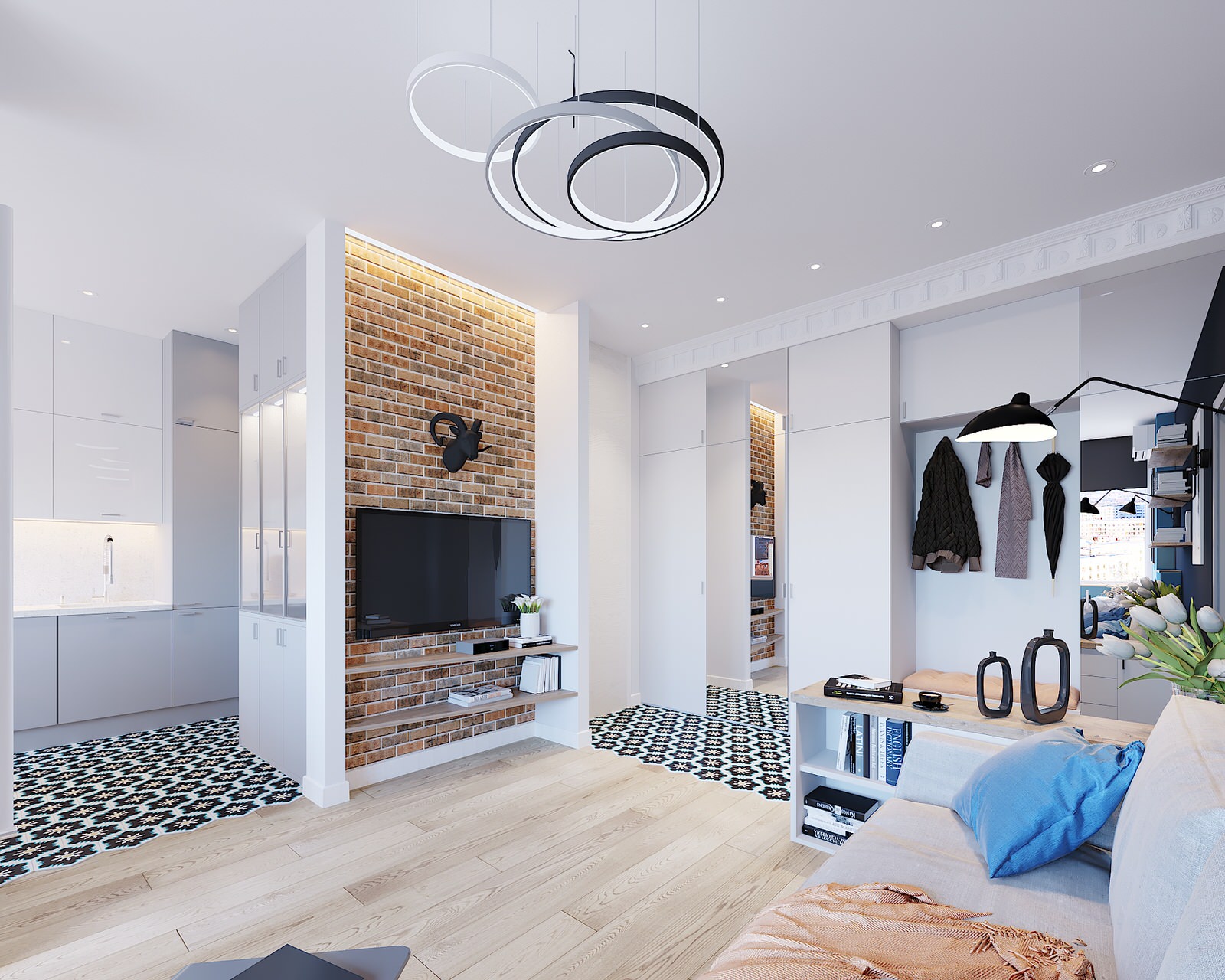 Квартира-студия. 38м2.