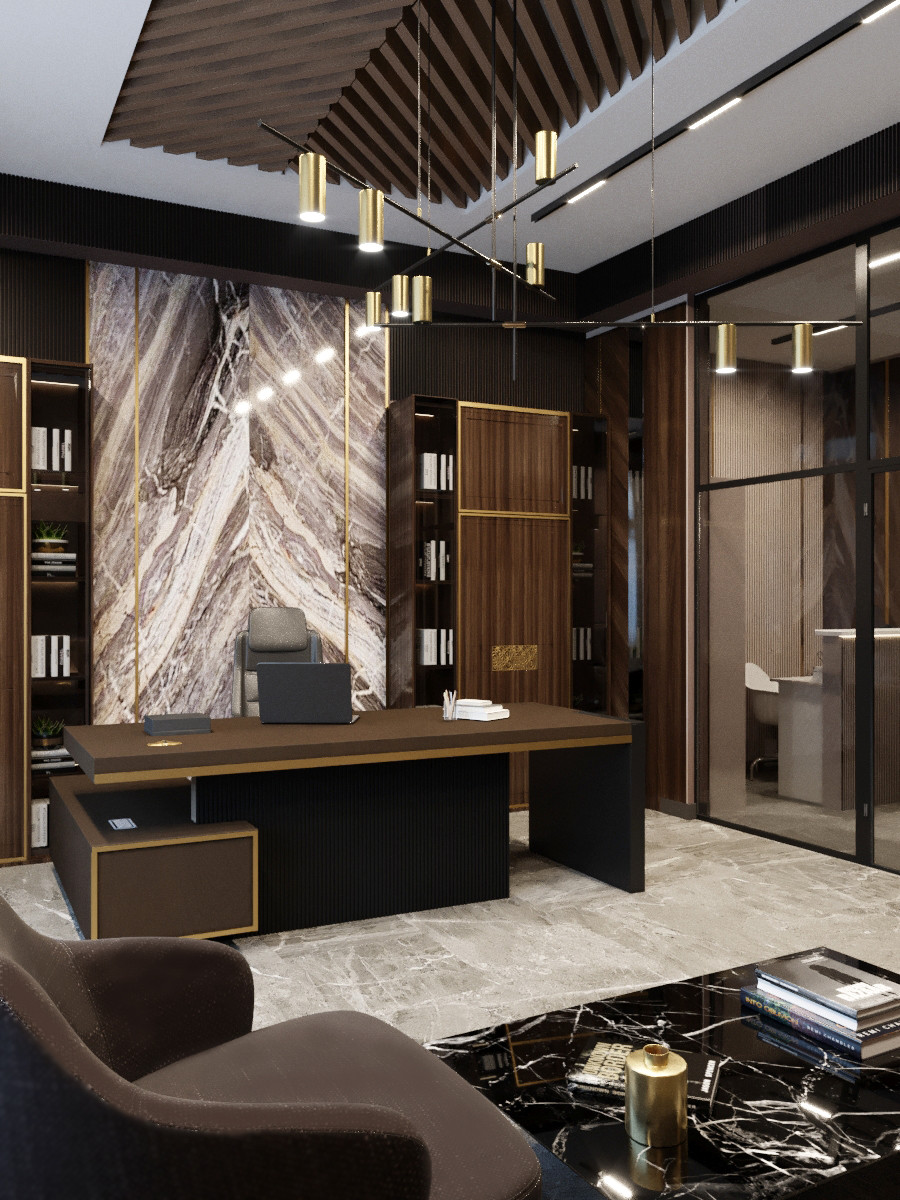 Дизайн кабинета руководителя компании