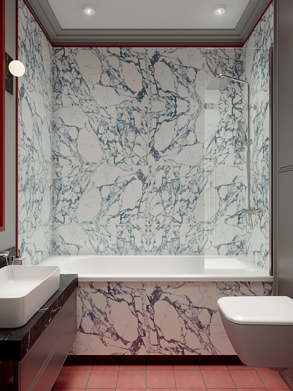 Квартира-студия с яркими акцентами